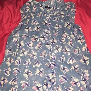 A floral tank top